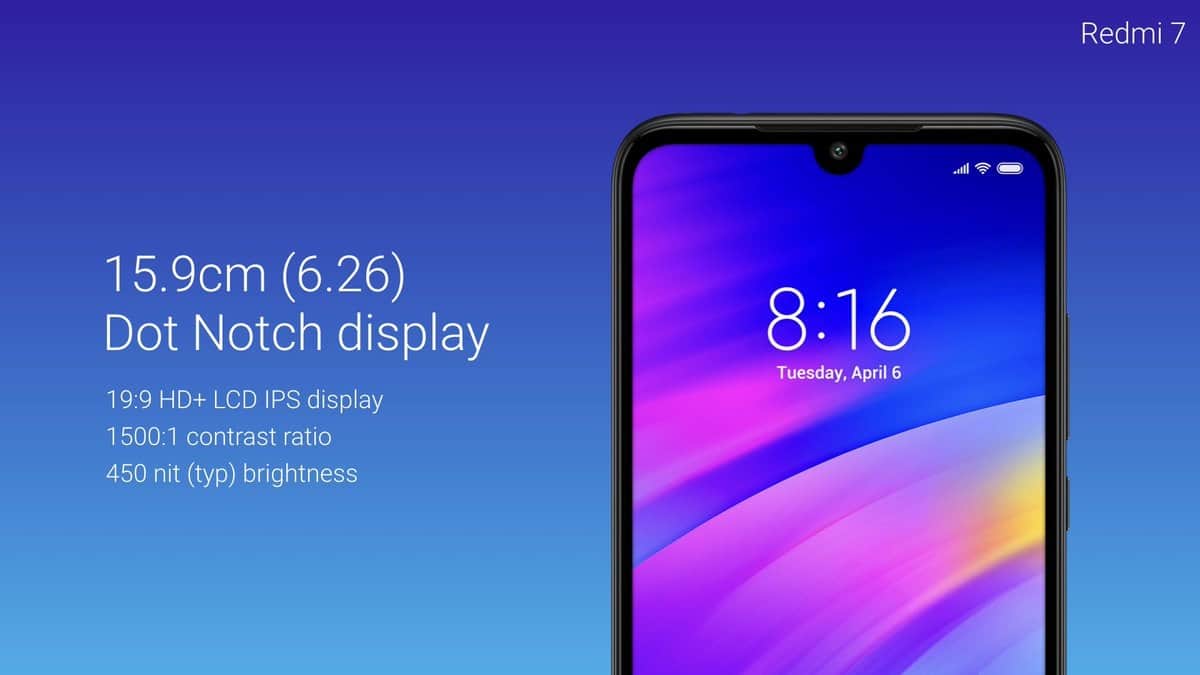 Redmi 7 Launched in India With 4000mAh Battery, know Price, Specifications