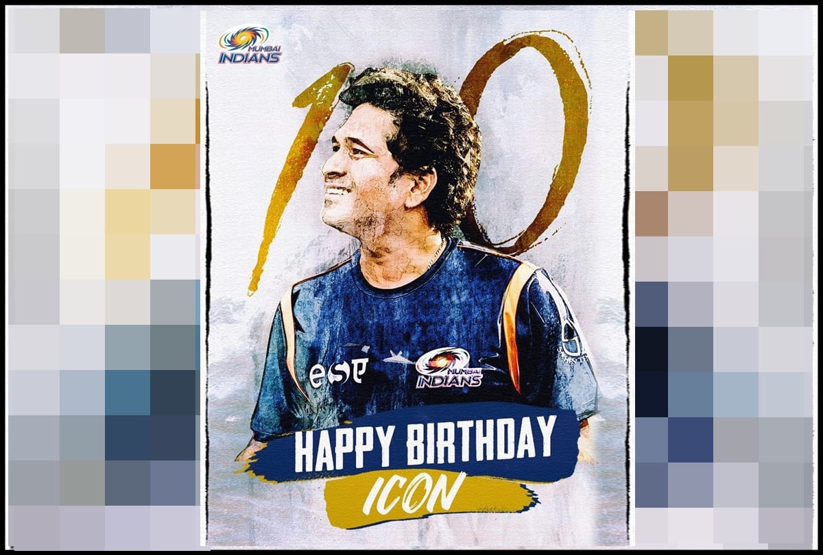 Sachin Tendulkar birthday: Mumbai Indian tributes Sachin Tendulkar on his birthday