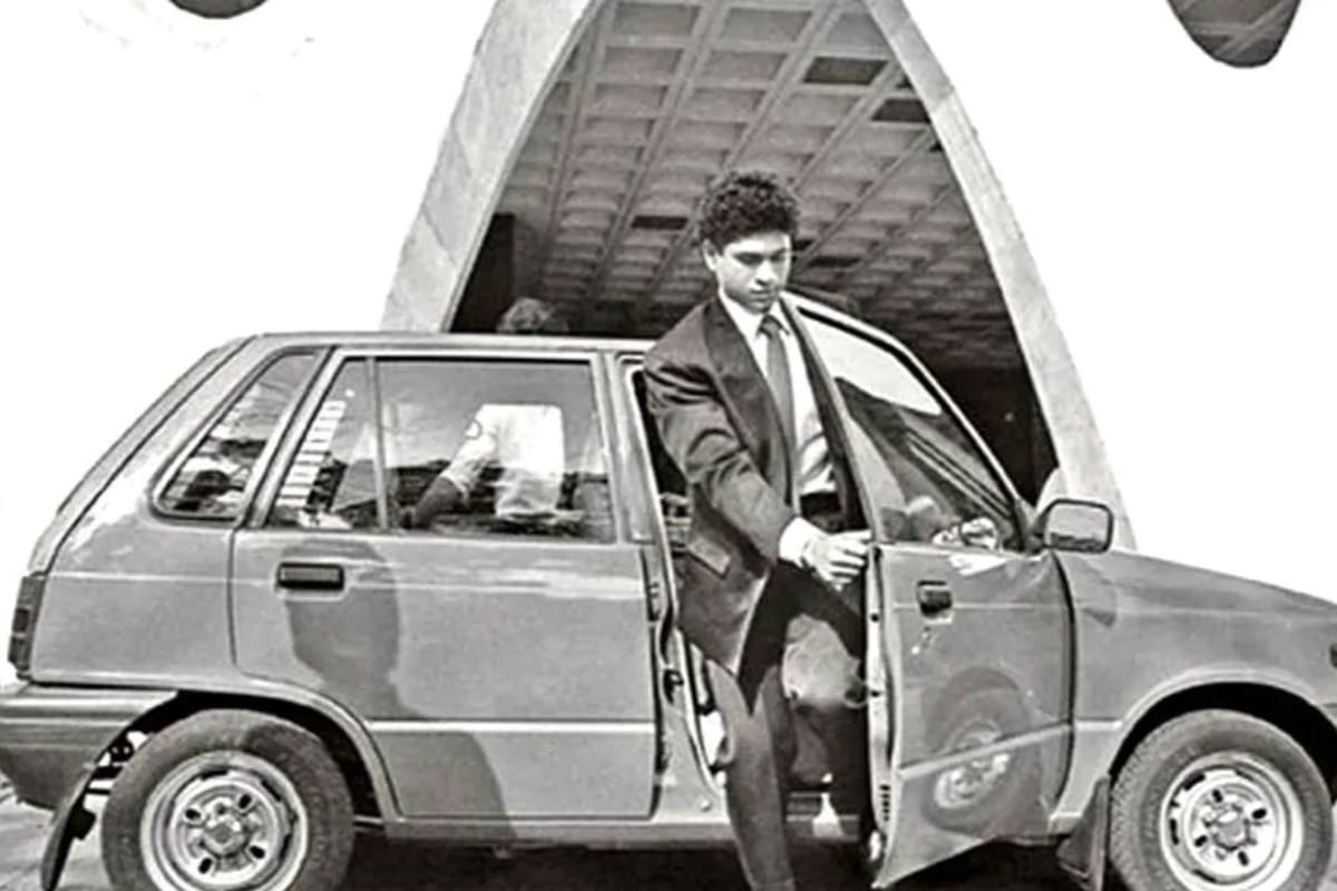 Sachin Tendulkar Car Collection maruti 800 was first car