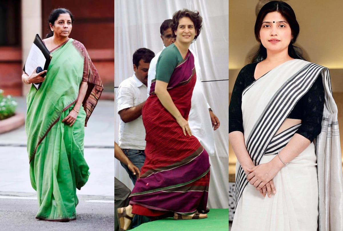 female Indian politicians cotton saree became fashion statement
