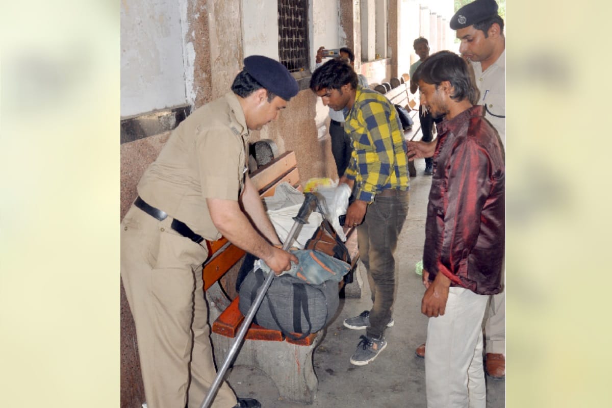 Railway administration starts checking after received letter to Bomb threat in shamli