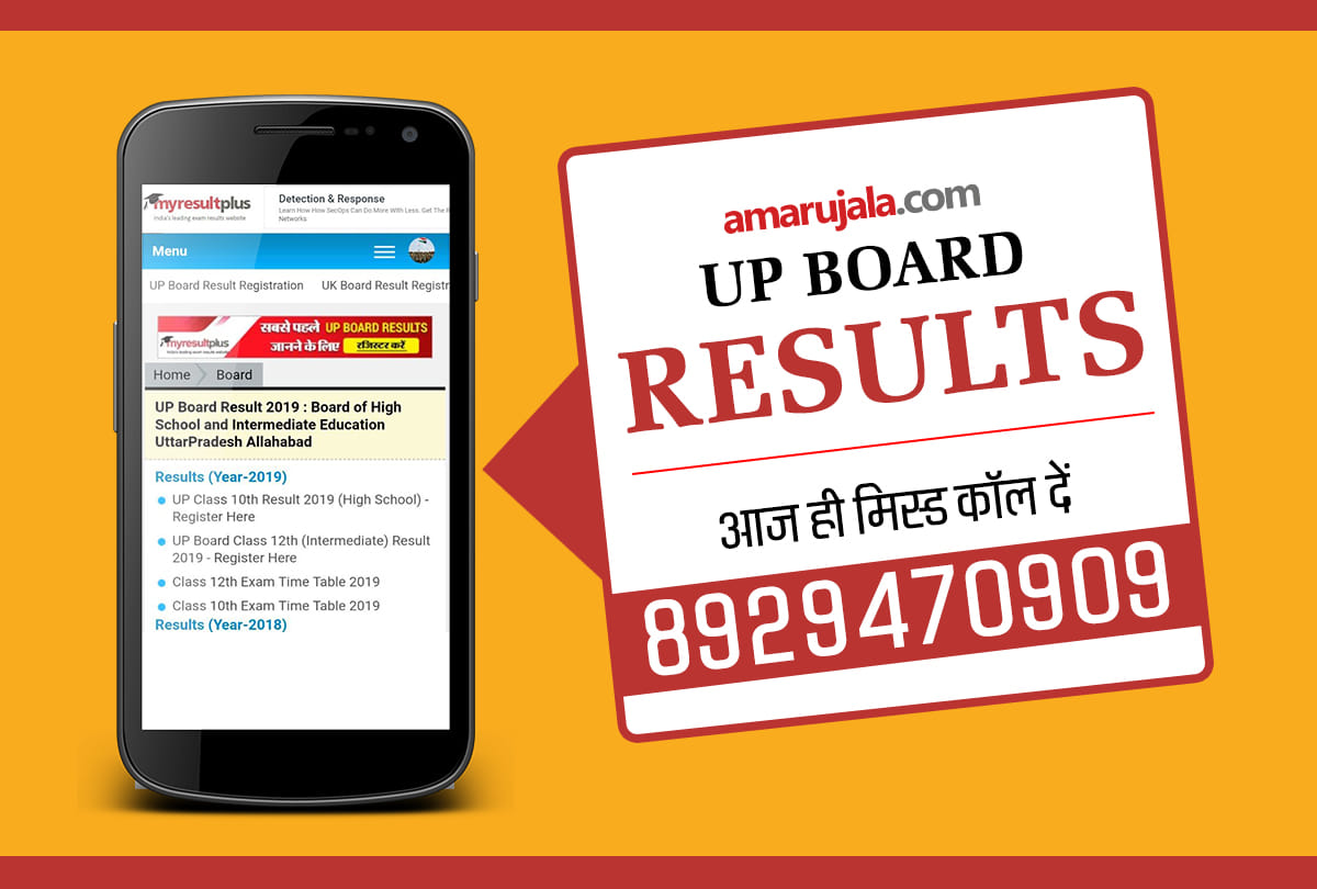 UP board exam Results 2019 date intermediate high school class upmsp.edu.in Sarkari Result