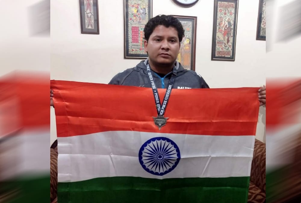 European Powerlifting Championships in Moscow uttarakhand boy wins silver medal