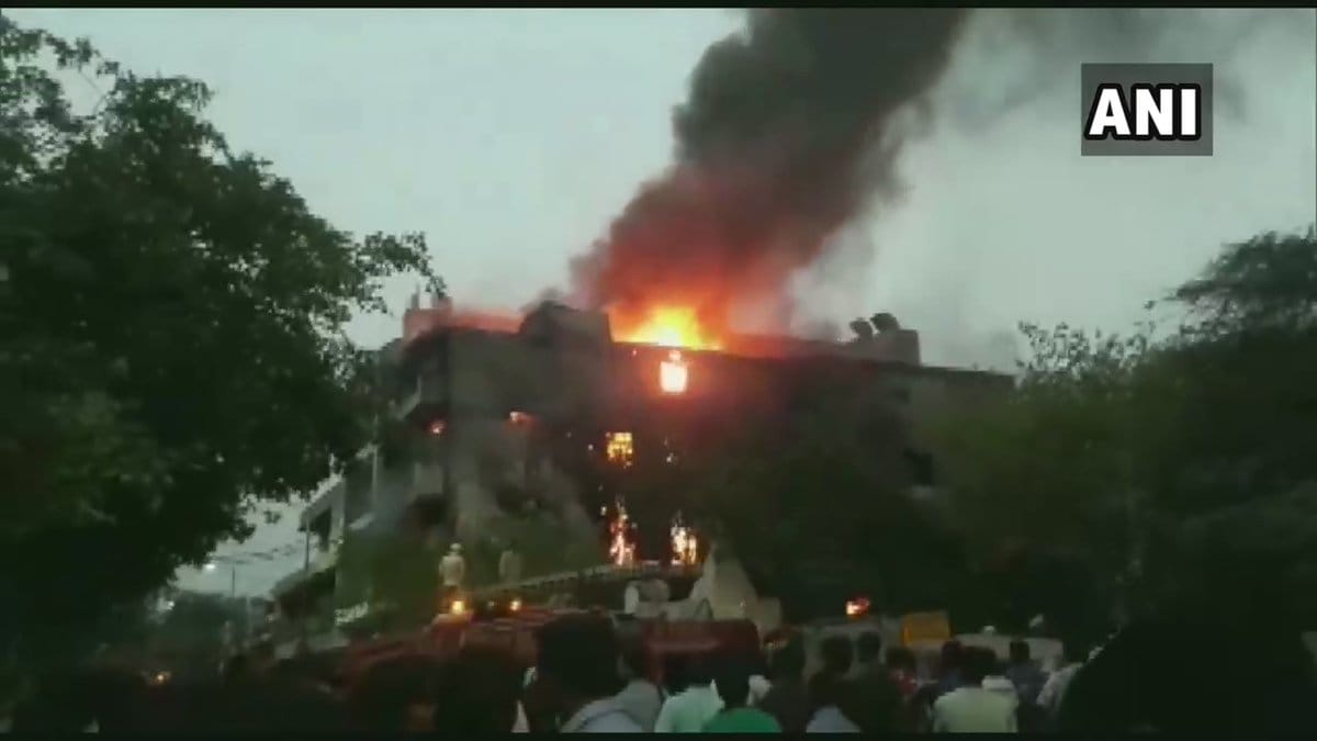 Fire breaks out at chemical factory in Jhilmil industrial area of delhi