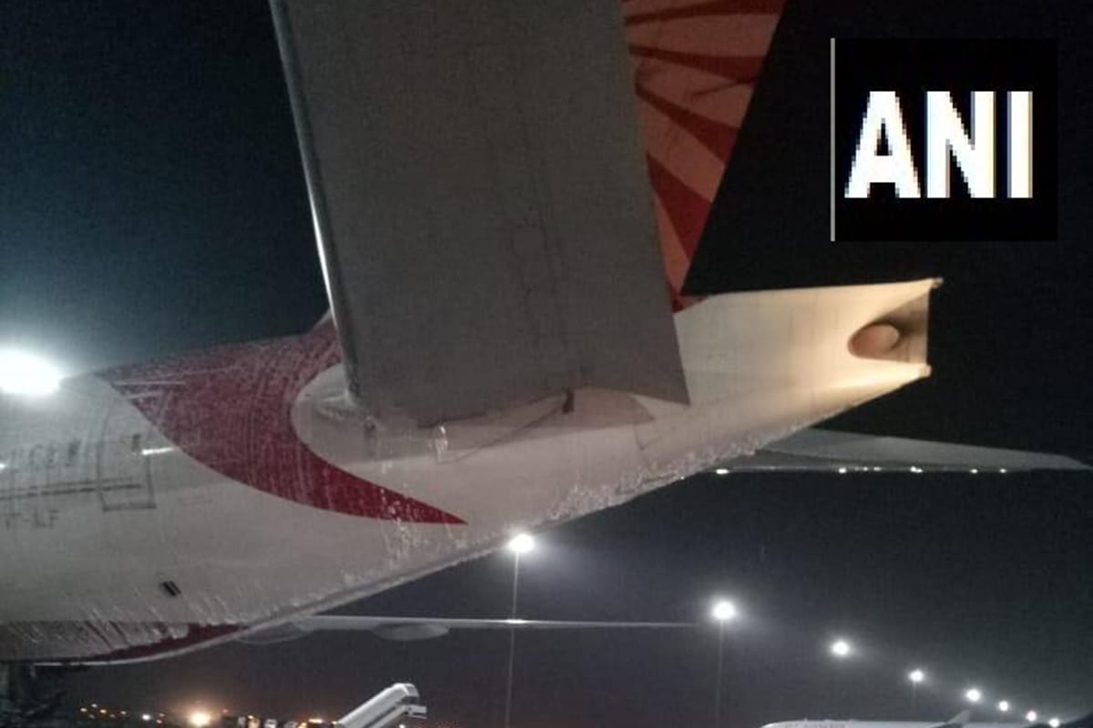 Air India Delhi to San Francisco flight caught fire at Delhi airport