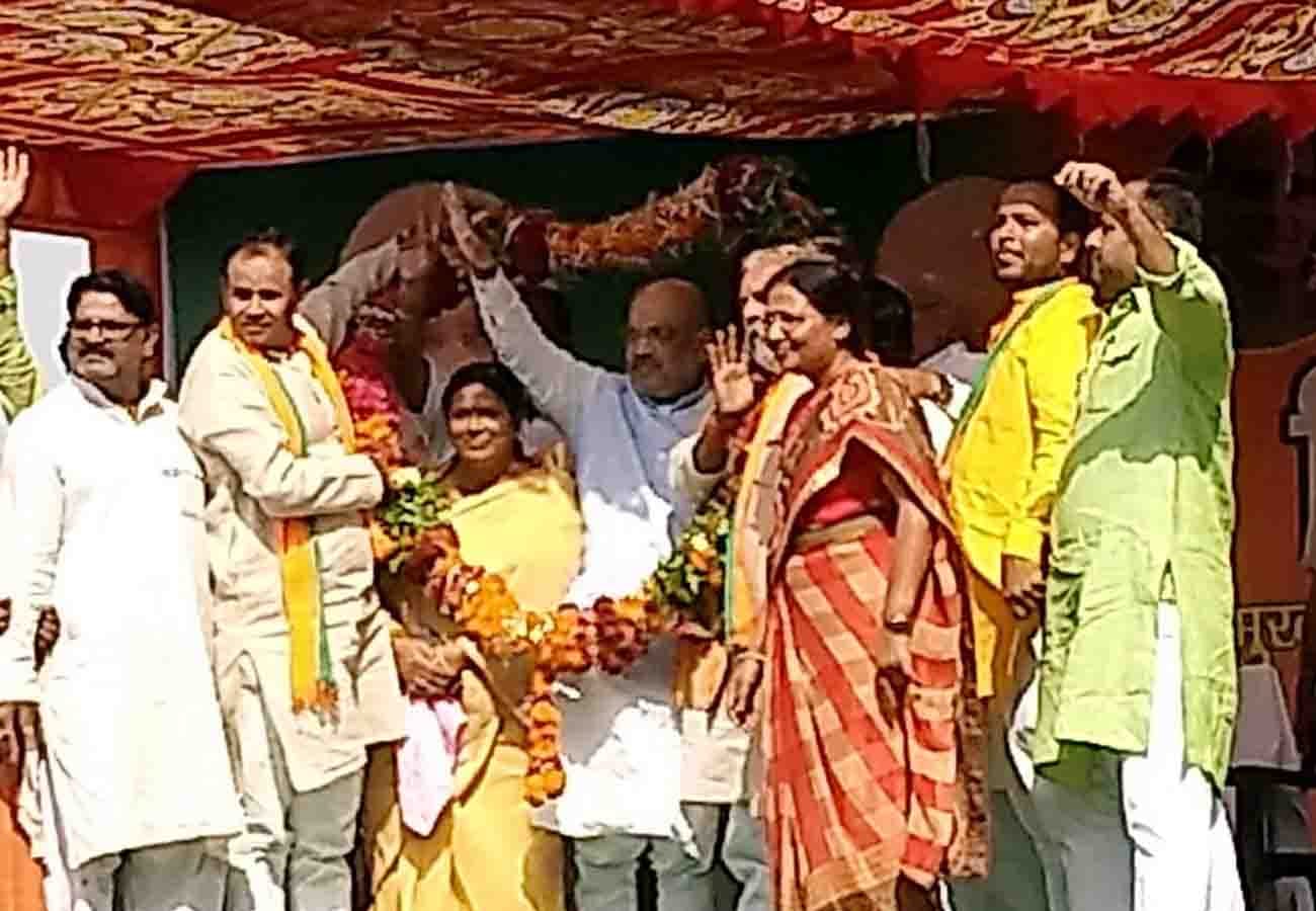 amit shah targets akhilesh yadav mayawati and rahul gandhi lok sabha election 2019