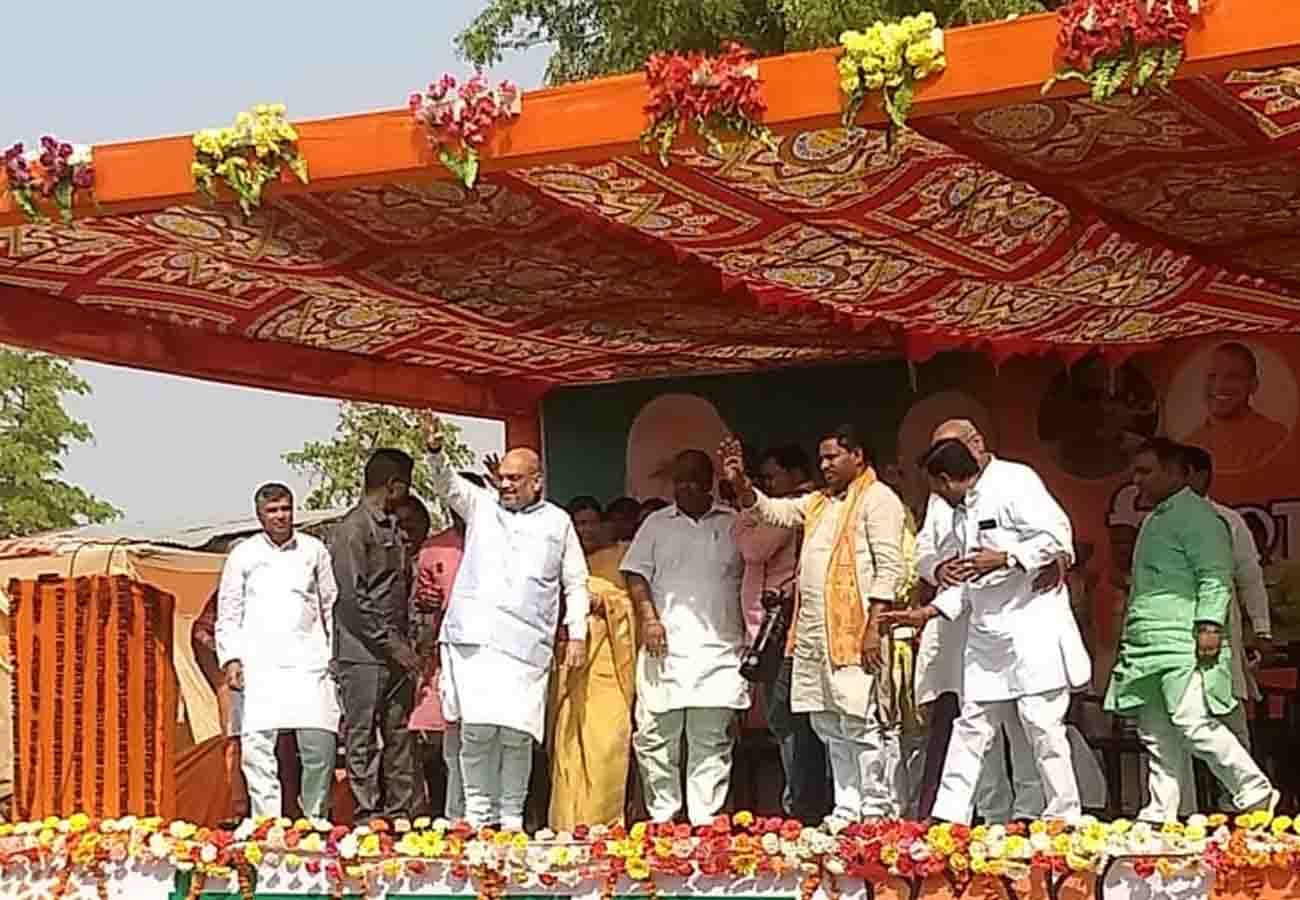 amit shah targets akhilesh yadav mayawati and rahul gandhi lok sabha election 2019