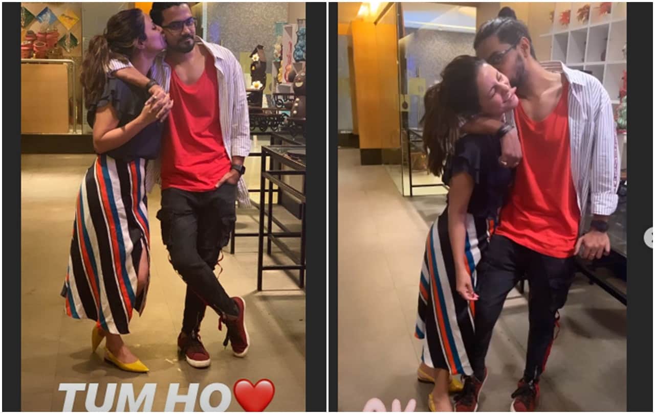 Hina khan shares pictures with boyfriend rocky jaiswal