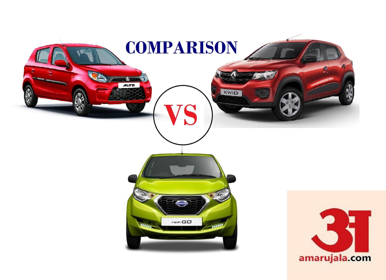 Maruti Suzuki Alto Vs Renault Kwid Vs Datsun redi-GO, which car is best, read comparison