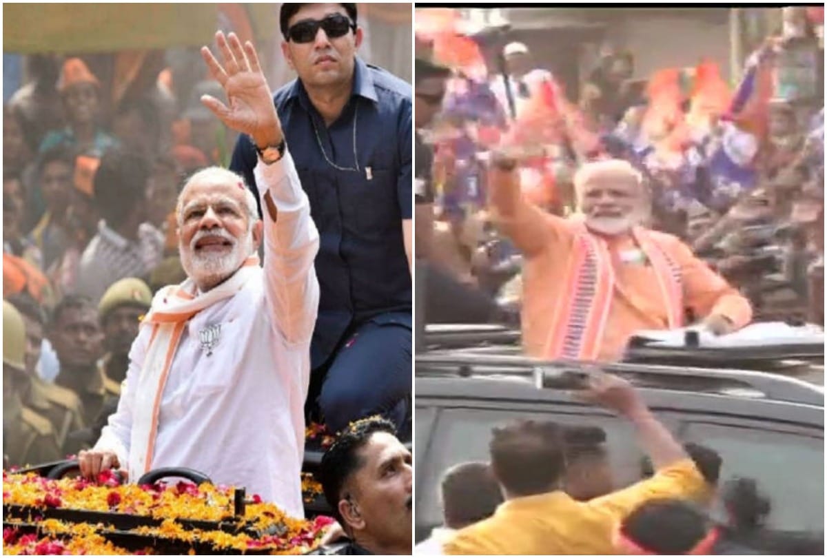 Lok Sabha Chunav 2019: PM Modi road show comparison with 2014 in pics