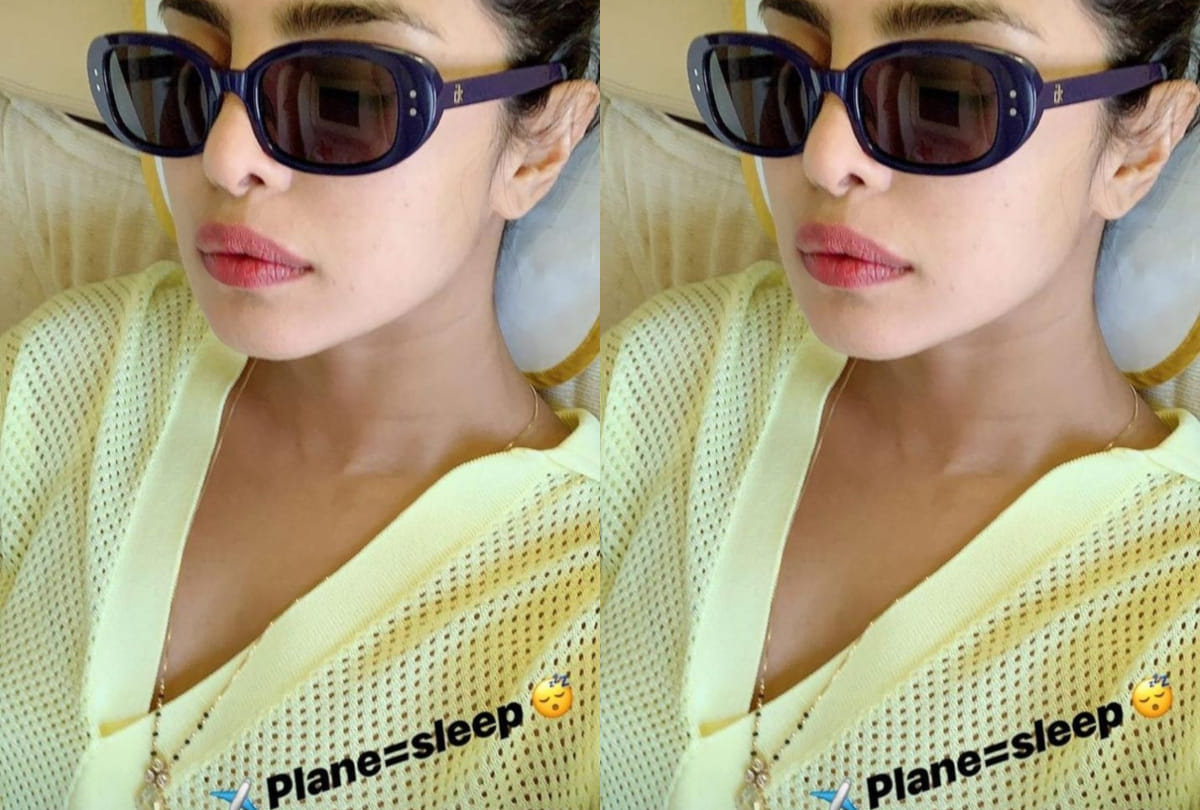 priyanka chopra jonas reach mumbai to attend brother wedding mangalsutra look viral