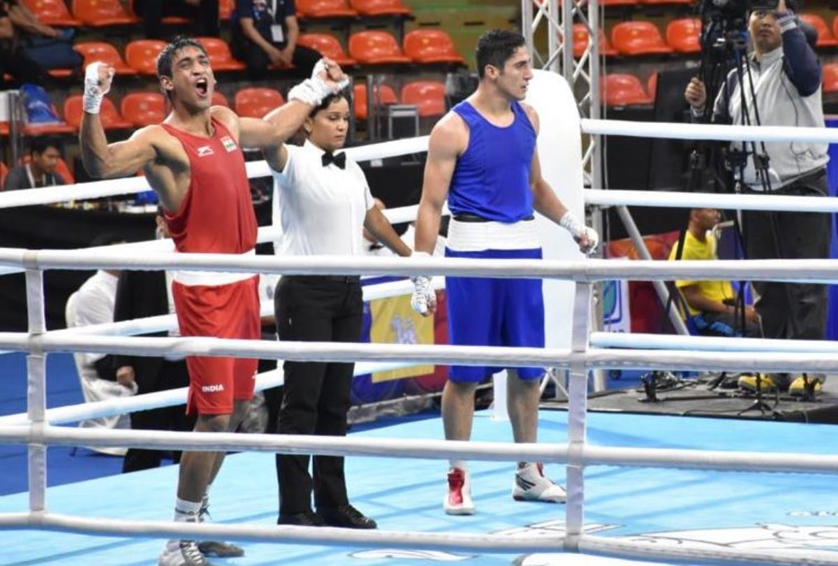 Aashish in Final of Asian Boxing Championship in thailand