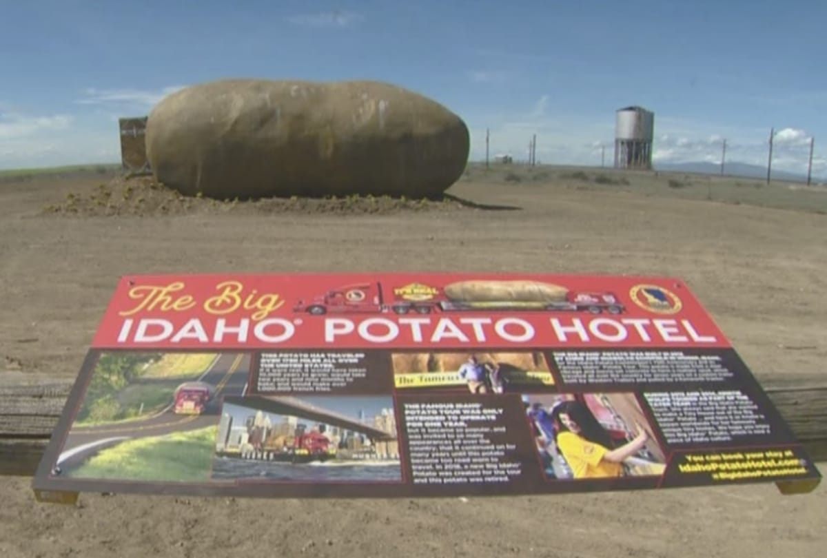6 ton potato hotel is viral on social media