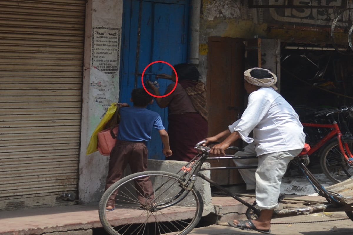 The red light area is exposed in Meerut and these photographs are evidence