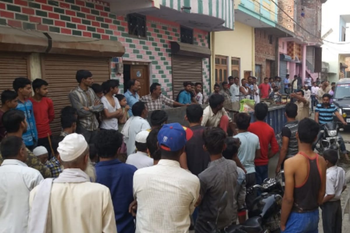 rucks about illegal animal cutting near religious place in Saharanpur