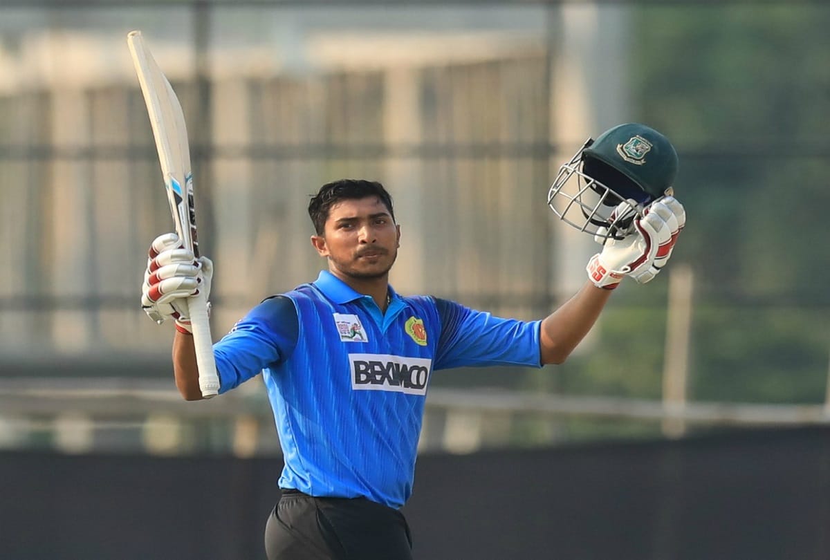 Bangladesh cricketer Soumya Sarkar slams record double ton in list A cricket