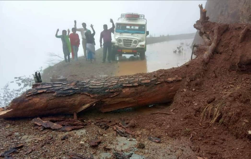 Heavy hail storm and rainfall snowfall in uttarakhand create problem for people photos