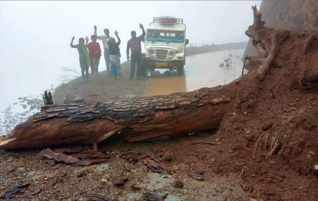 Heavy hail storm and rainfall snowfall in uttarakhand create problem for people photos