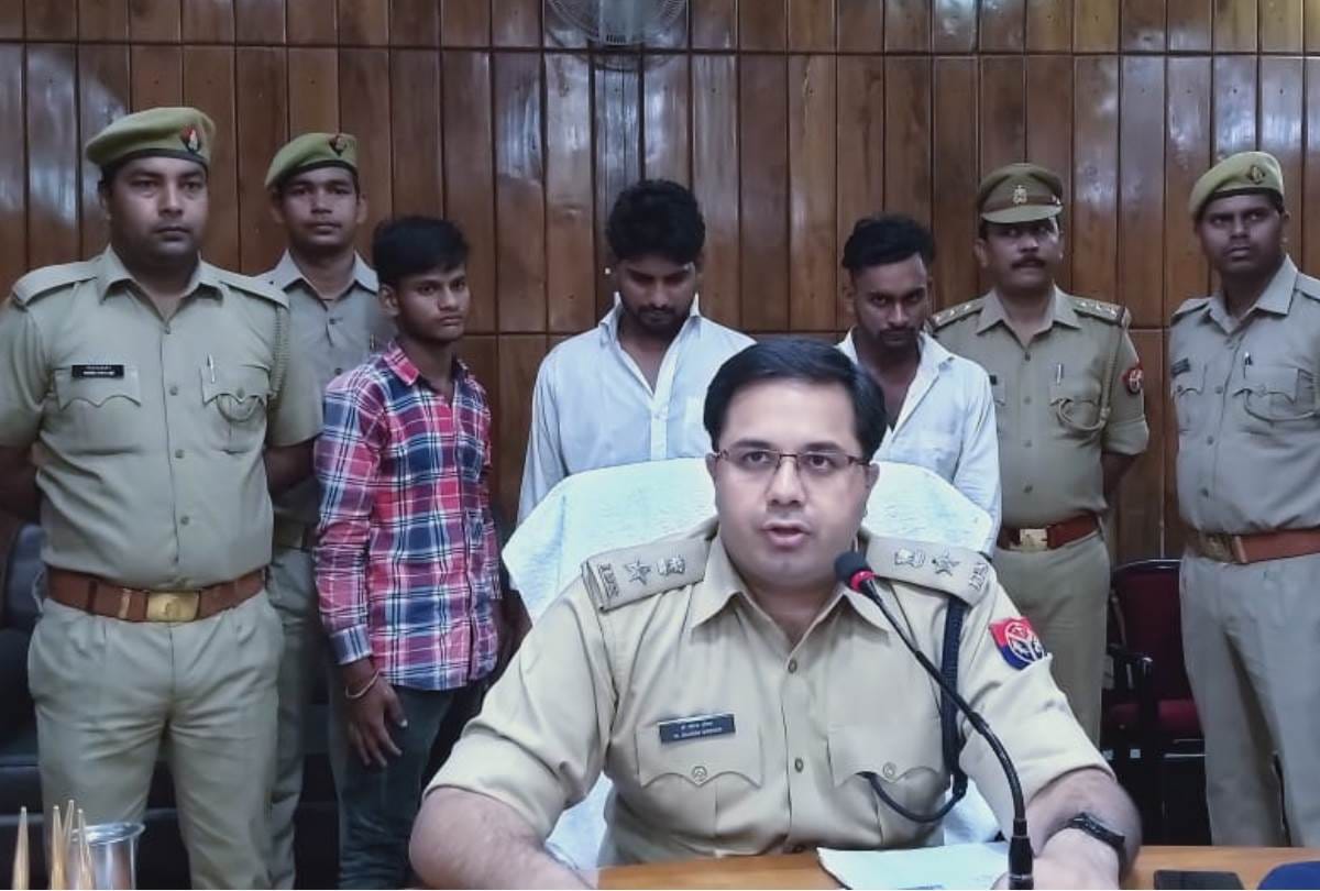 police seized a illegal rifle factory during a raid in bahraich