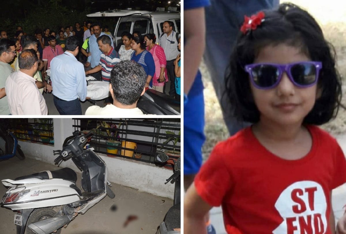 In ghaziabad crossing republic 5 year old girl fall off 12th floor died