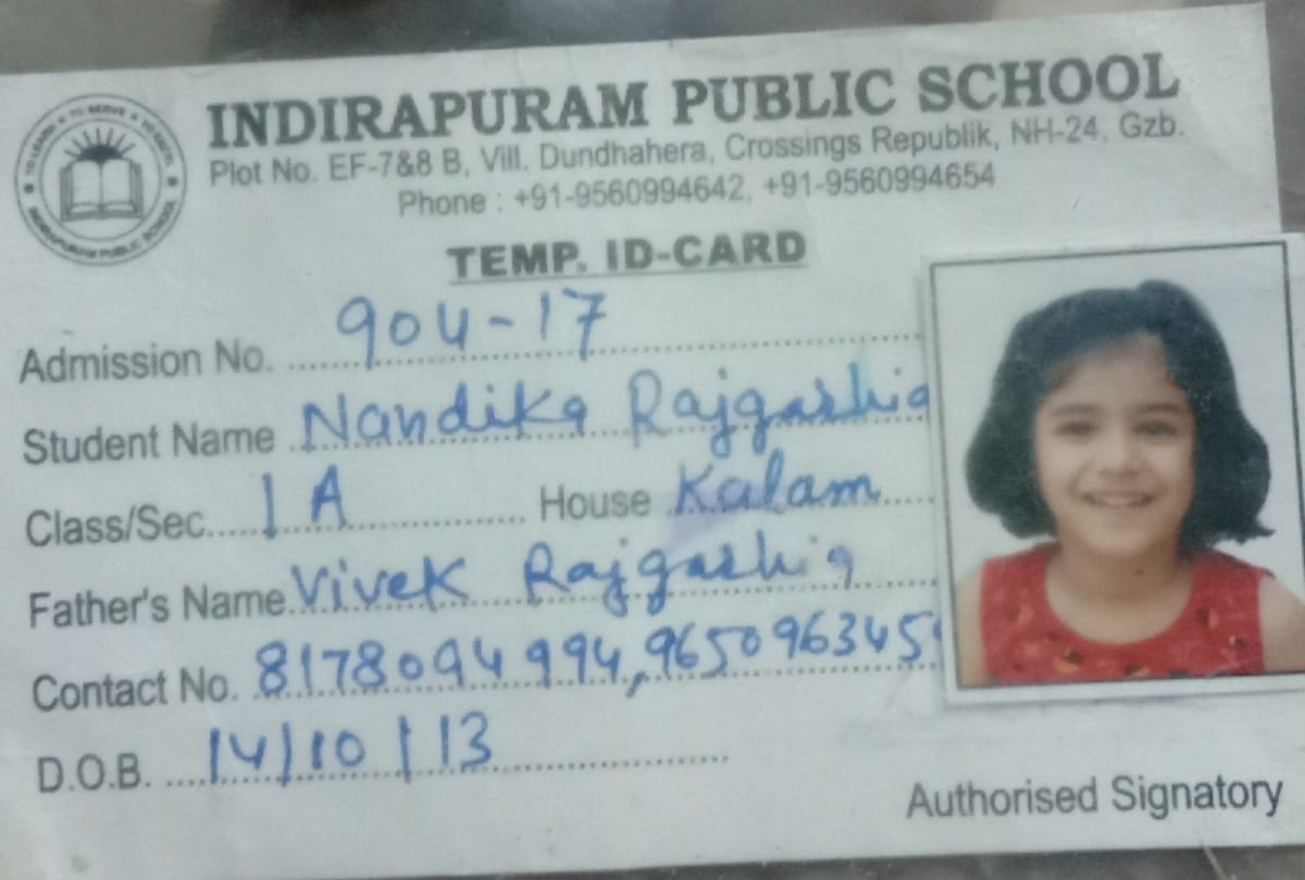 ghaziabad 5 year old girl fall off 12th floor read how she fall full story