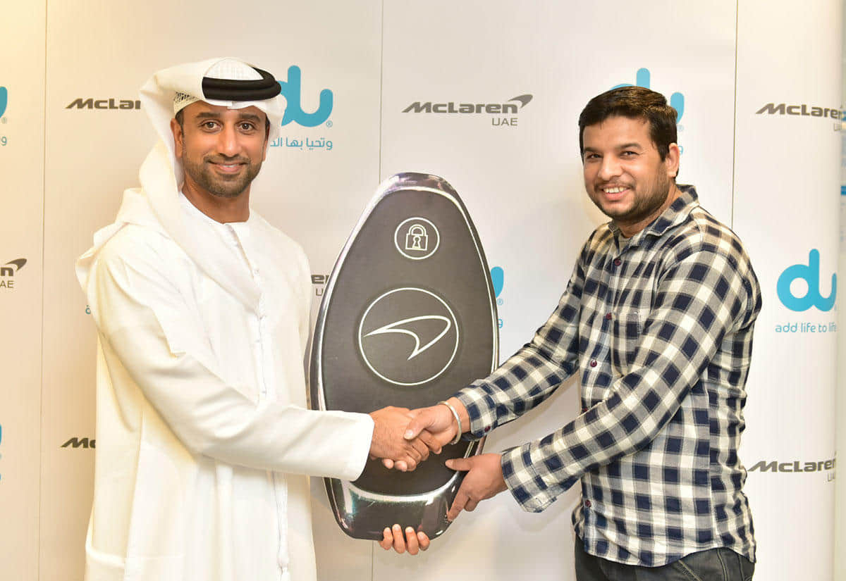 Dubai-Based Indian Wins McLaren Sportscar worth Rs 2 Crore in a Contest due to a mobile number