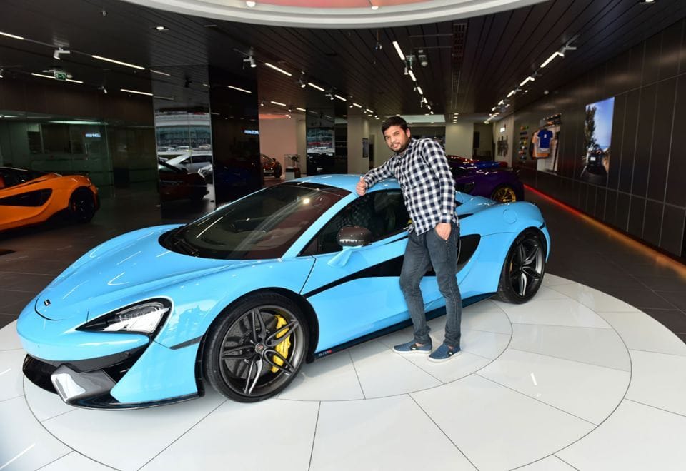 indian worker in dubai balveer singh wins mclaren 570s spider sports car worth rs 2 crore