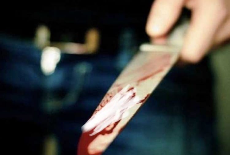 stab knife to a man for dancing with female dancer