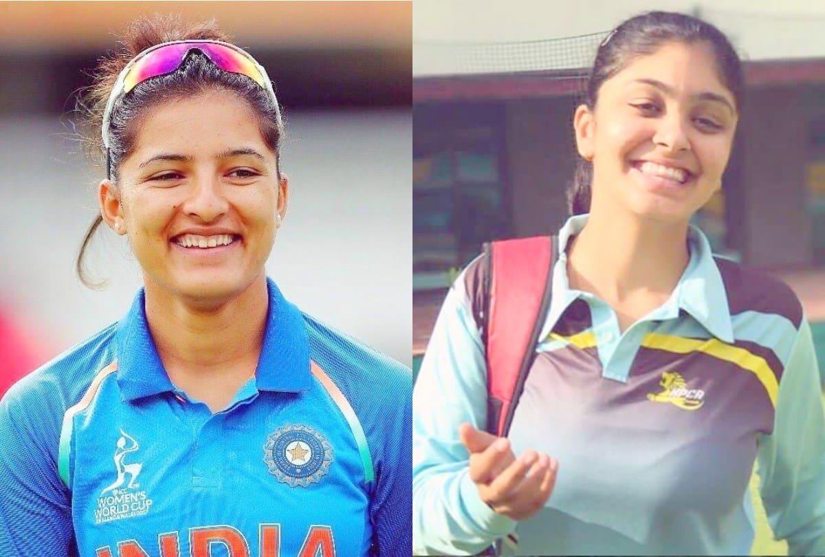 Sushma Verma and Harleen Deol in Woman Mini IPL in Jaipur from 6th to 10th May 2019