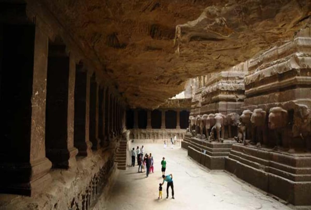 ajanta ellora cave facts in aurangabad maharashtra