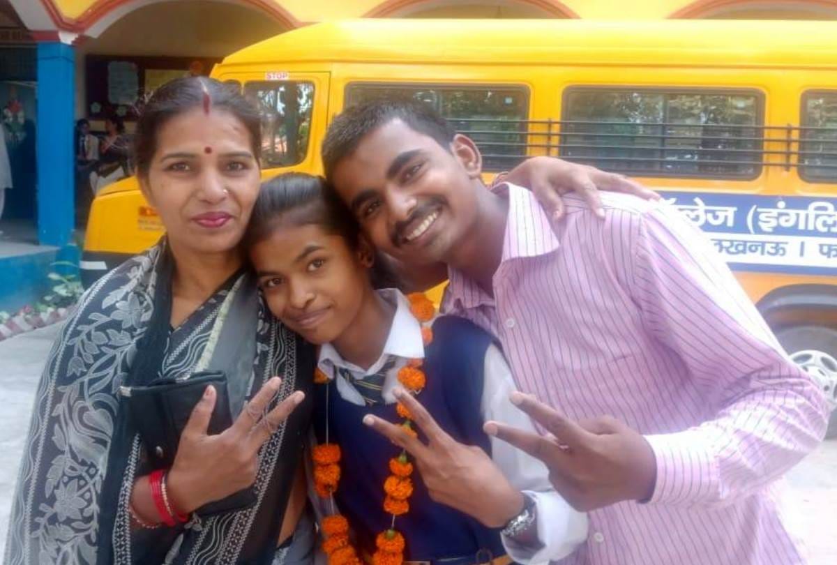 up board result : these girls get good marks despite tough challenges