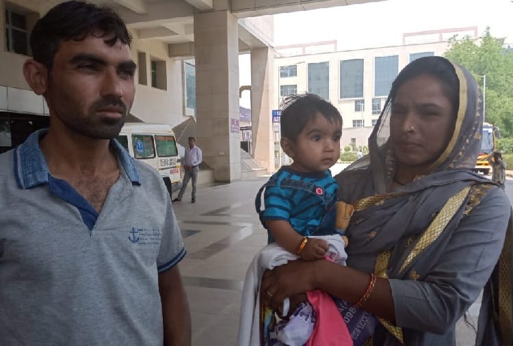 First Ayushman Bharat Baby Karishma treatment starts in indri hospital