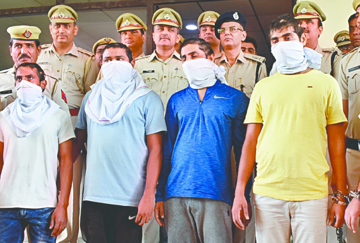Gurugram police arrestes six gangsters of Kaushal Gang
