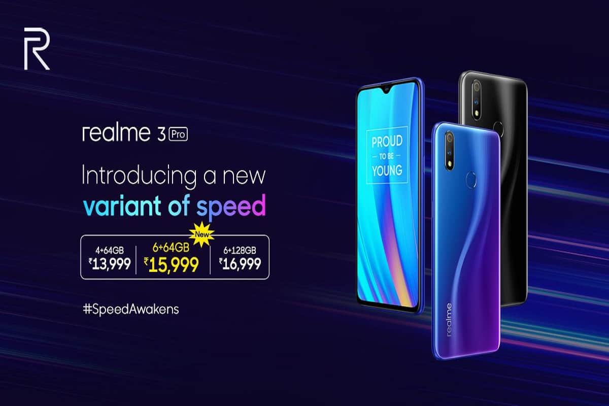 Realme 3 Pro first sale in India today via flipkart and realme.com