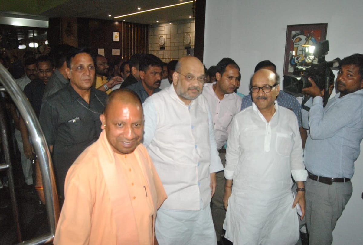 Amit Shah examines election preparations in Gorakhpur