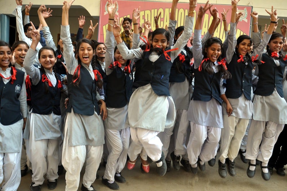in countryside students showed power