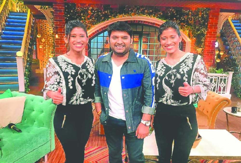 Everest winner Twins sisters Tashi nungshi will special guest in kapil sharma show