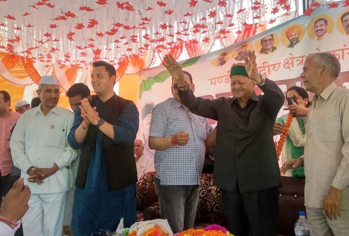 lok sabha election 2019 virbhadra singh targets pandit sukhram in aashray election campaign