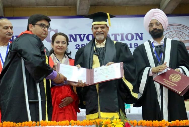 punjab university chandigarh 68th convocation