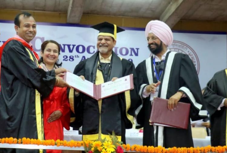 punjab university chandigarh 68th convocation