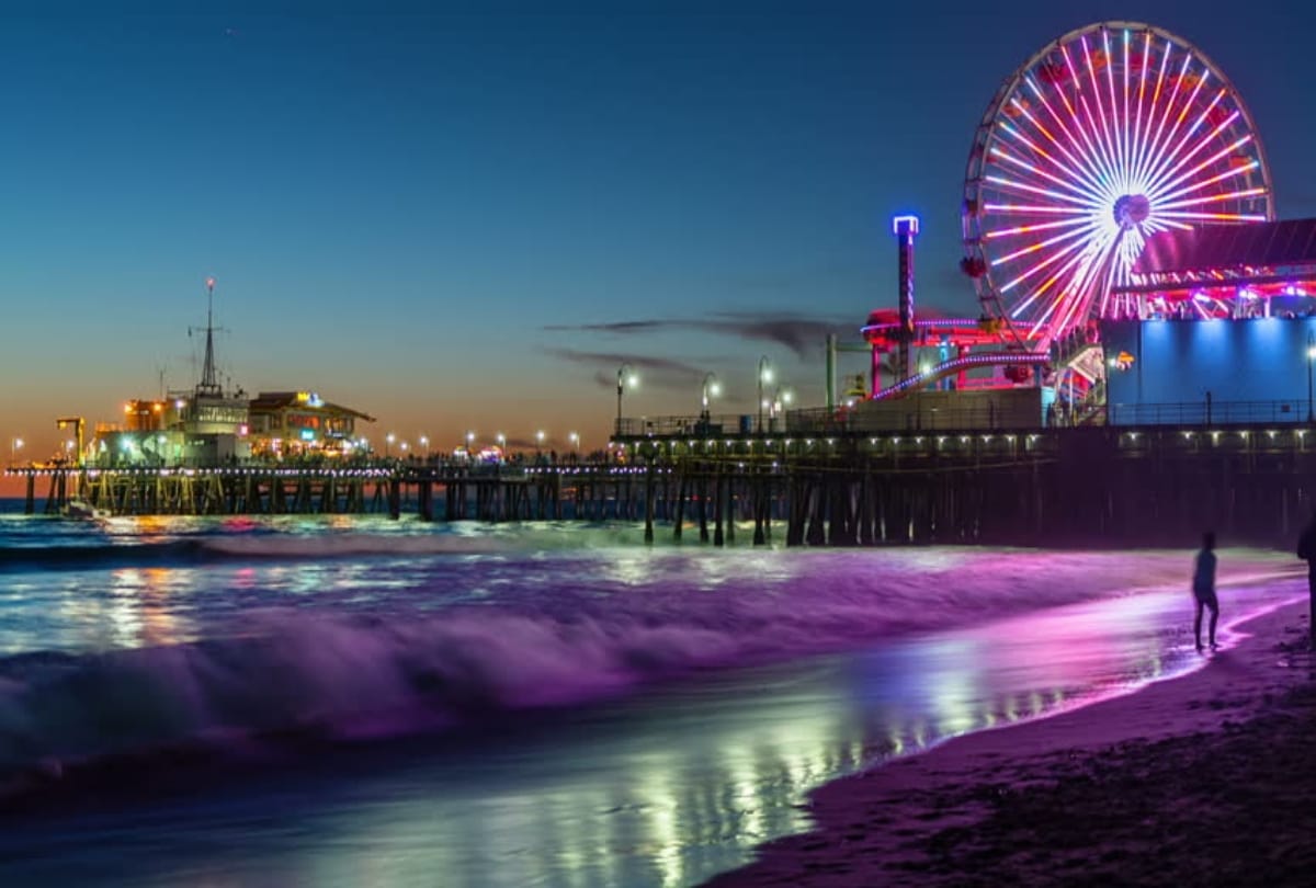 sainta monica best destination for honeymoon las vegas