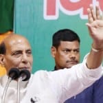 गृहमंत्री और लखनऊ के भाजपा प्रत्याशी राजनाथ सिंह