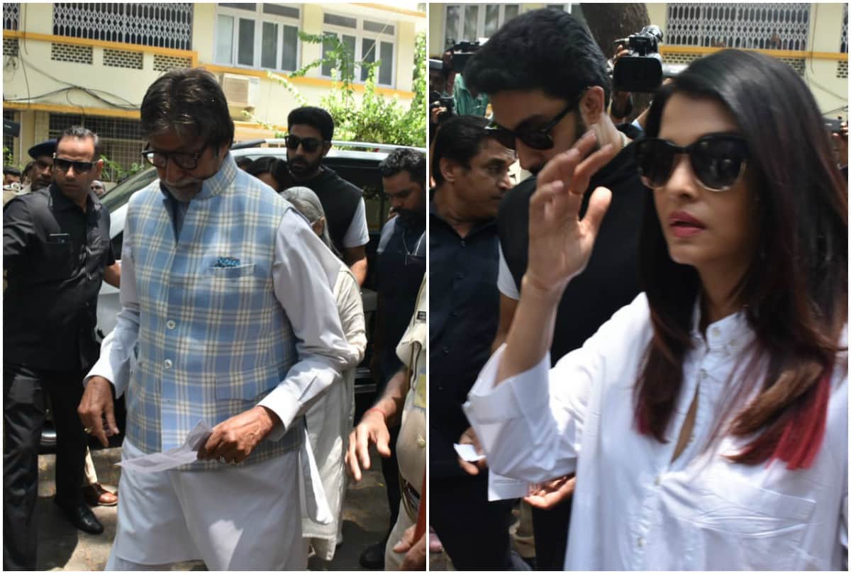 Mukesh Ambani Nita Ambani along with family cast vote in Lok Sabha Election 2019
