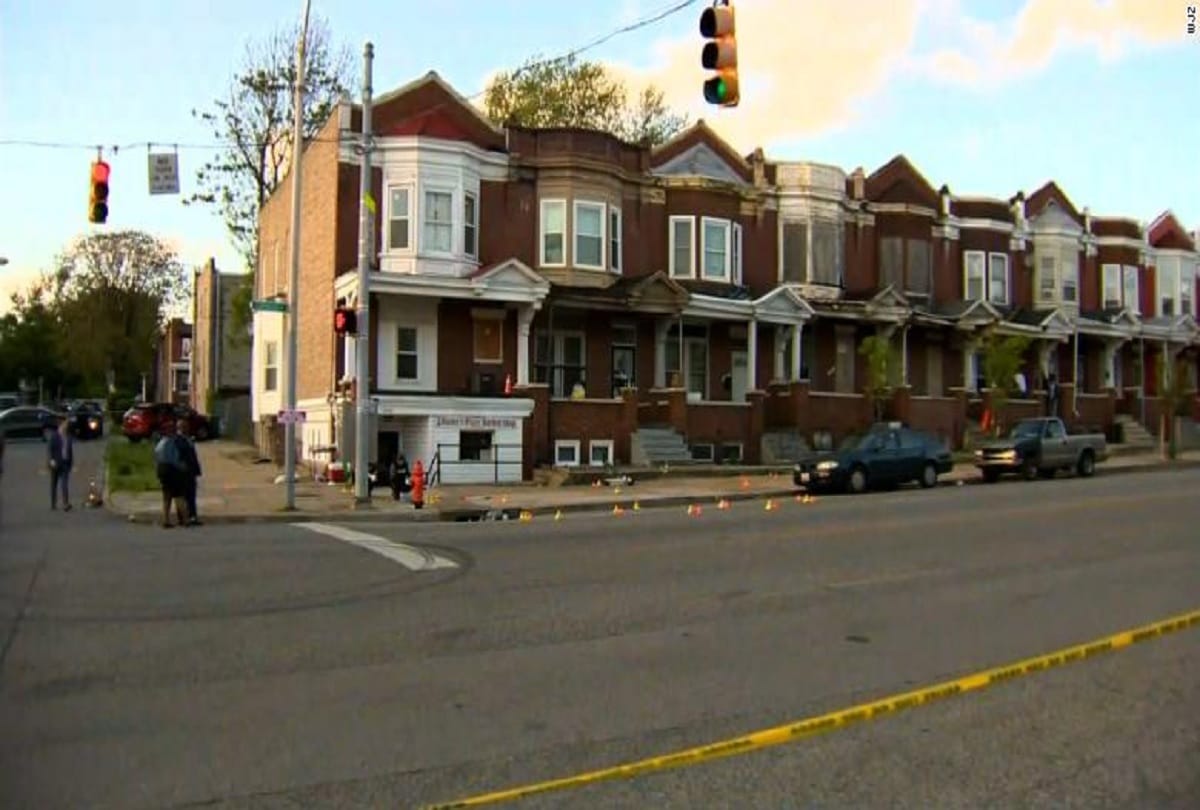 American police say, one dead, 6 injured in shooting in Baltimore