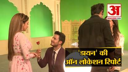 Veer proposes Prachi on the set of Dayan