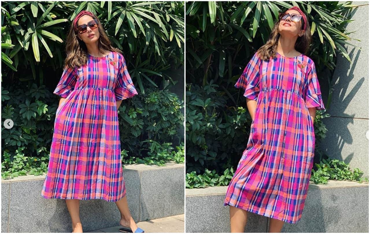 Hina Khan Shares her summer look Pictures users asked are you pregnant