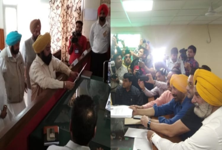 Lok sabha election 2019, many candidates filed Nomination in Punjab and Chandigarh