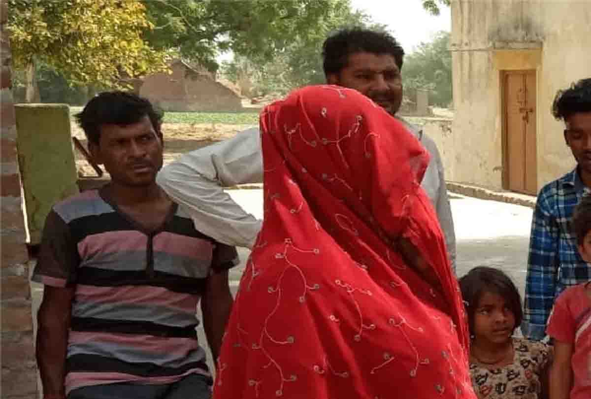 Female assault by man because she gave vote to bjp