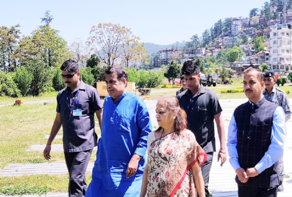 lok sabha election 2019: union minister nitin gadkari in shimla for bjp rally