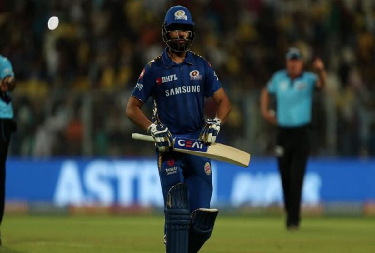 IPL 2019: Rohit sharma misbehave with umpire after giving out vs Kolka Knight Riders